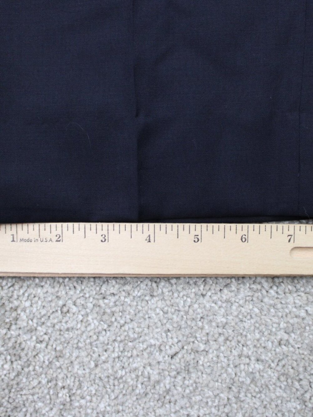 LAUREN Ralph Lauren Pants Mens 34x30 Blue Natural Stretch 100% Wool Pleated - Picture 4 of 11